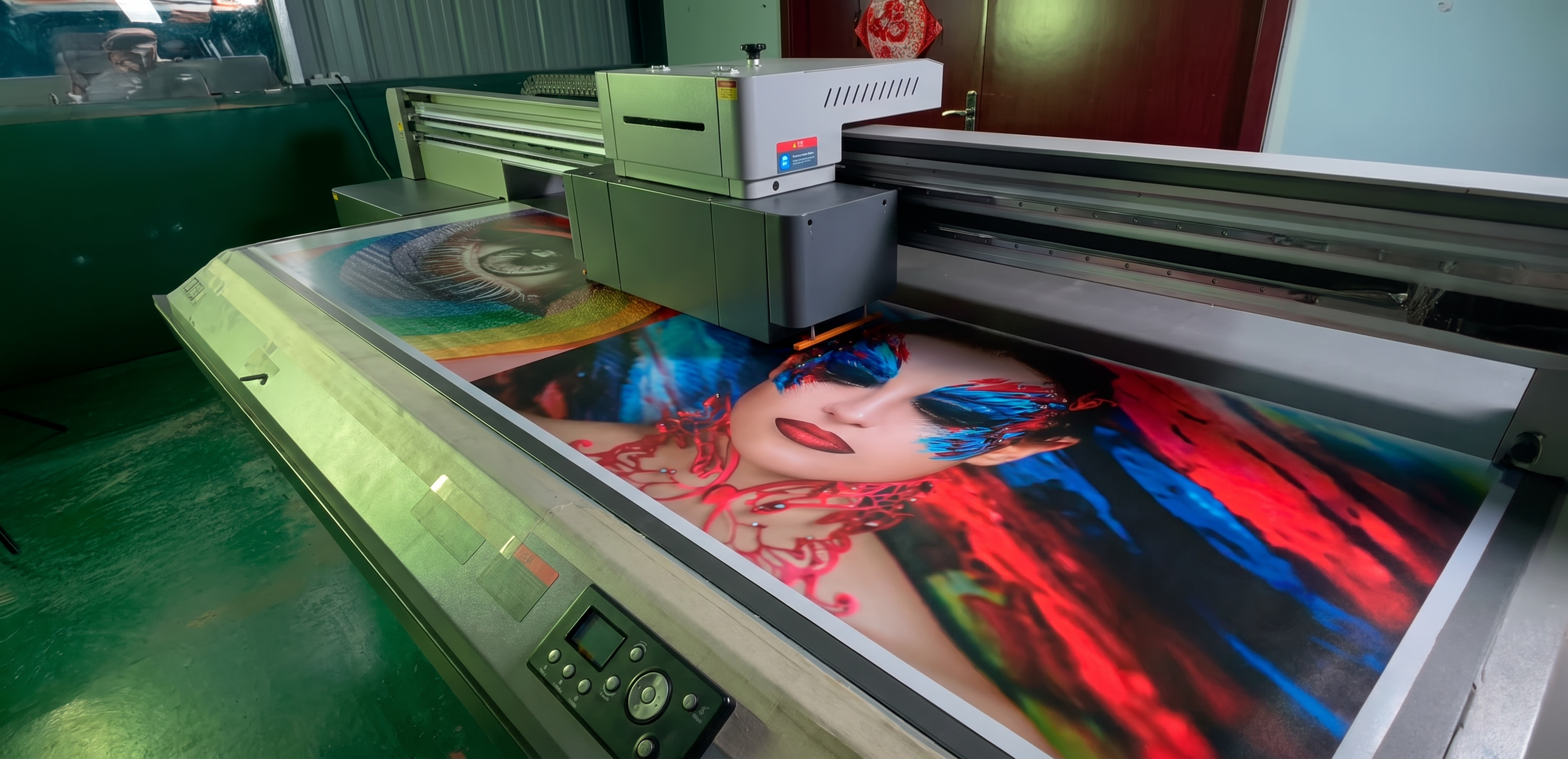 Impresión UV en cama plana